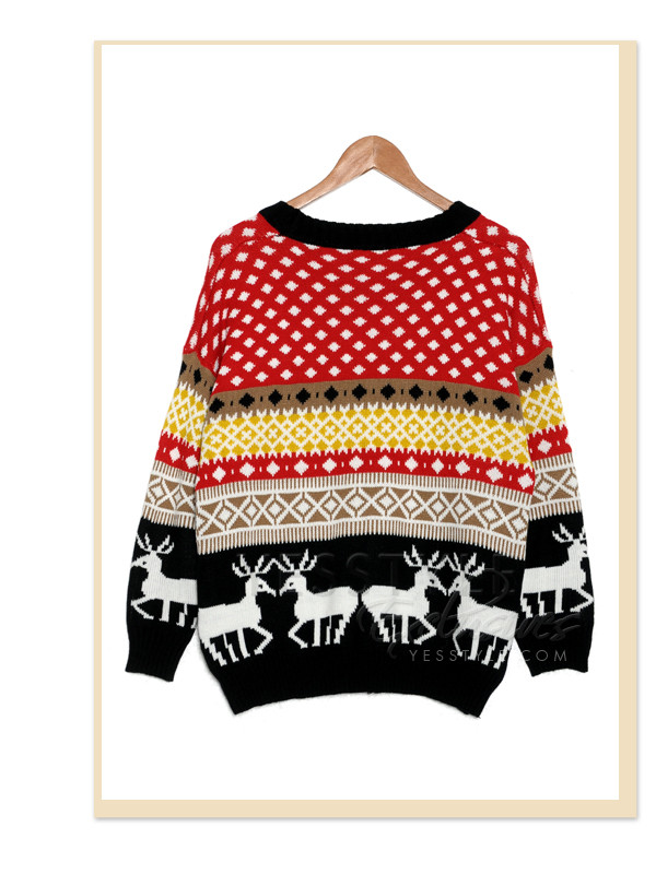59 Seconds Nordic Print Sweater | YesStyle