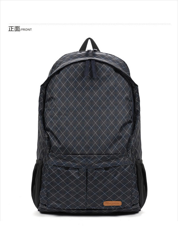 mr.ace homme - 格子缓冲背垫双肩包